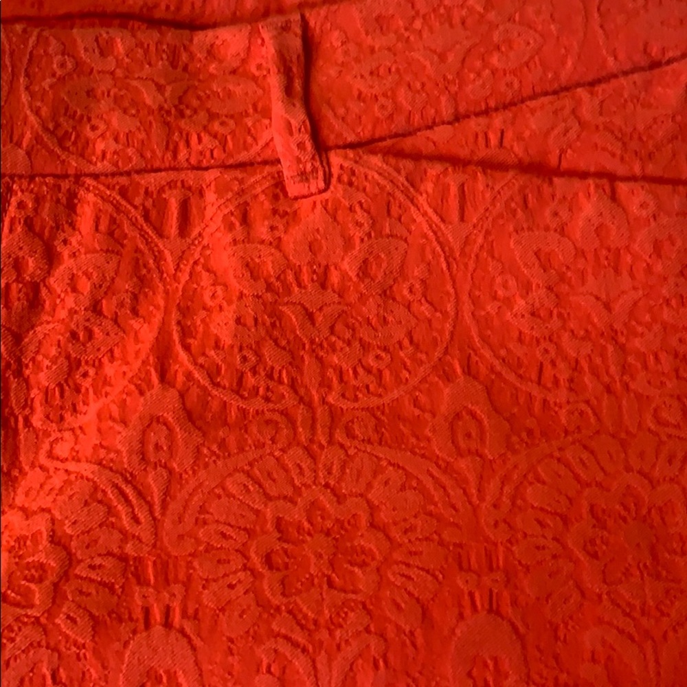 Orange Textured Old Navy Pixie Pants - image 4